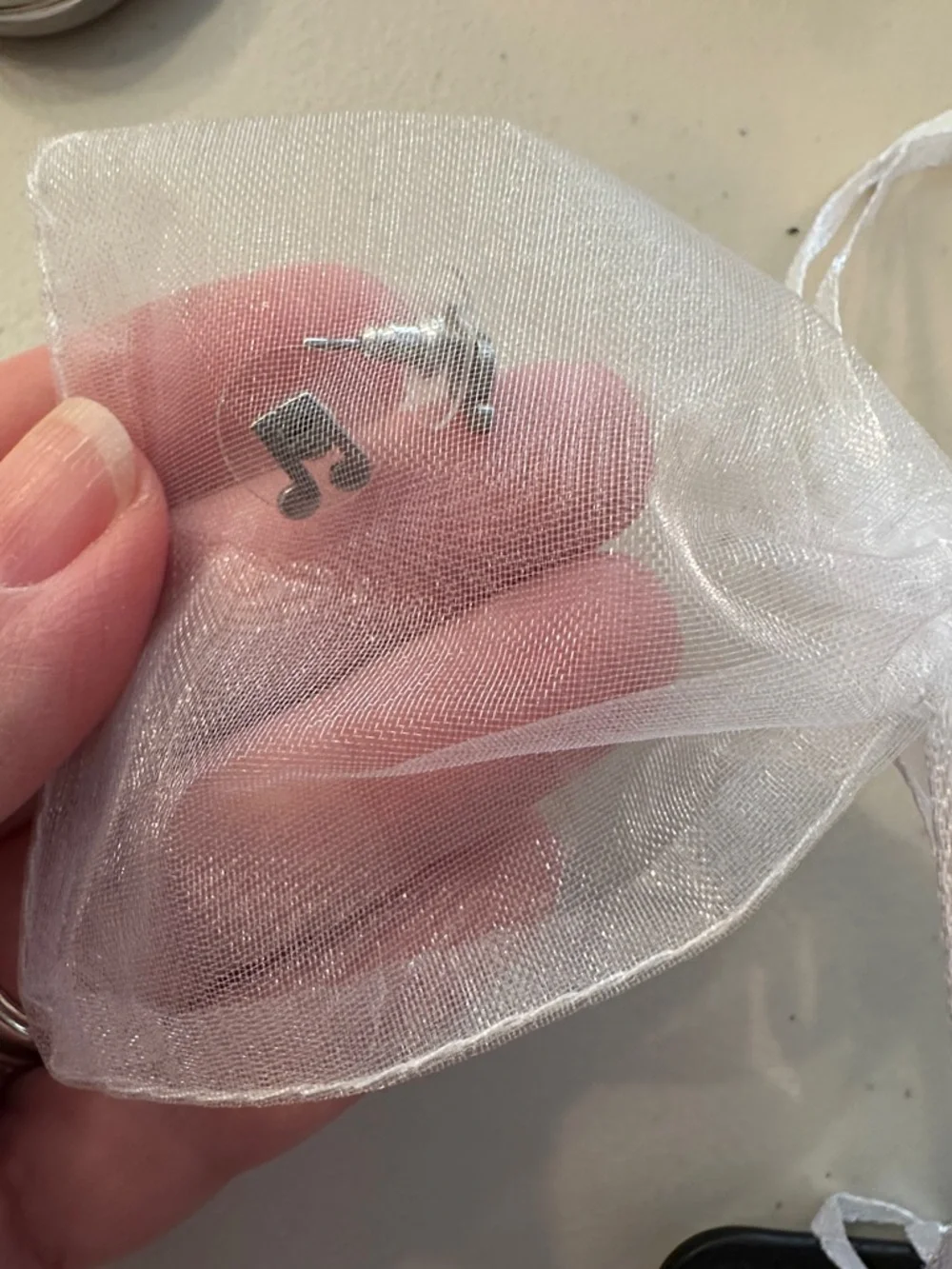 Music Note Earrings - Picture 2 of 2